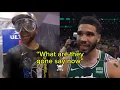 Jayson Tatum copying everyone after winning the NBA Championship