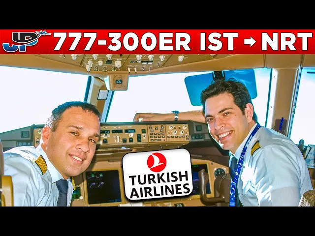 Download MP3 Turkish Boeing 777-300ER Cockpit Istanbul🇹🇷 to Tokyo Narita🇯🇵