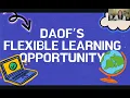 DAOF Flexible Learning Opportunity Orientation