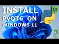 Install PyQT6 in Windows 11 Surprisingly Simple