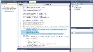 Visual Basic 07 Tic Tac Toe