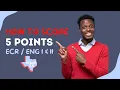 How To Score 5 Points On STAAR Extended Constructed Response For English I II EOC