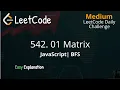542 01 Matrix - BFS