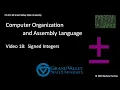 CIS 351 18 Signed Integers