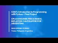 HarvardX CS50 s Final Project - CPI Inflation Calculator for Argentina
