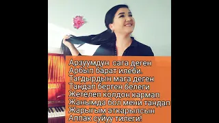 Жаңы ыр 2021 - Эркелет Кыргызча текст Айпери Акматова