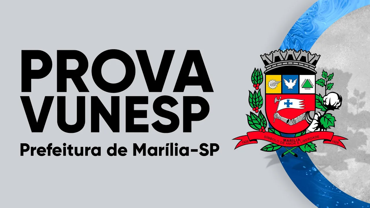 PROVA VUNESP 2021 - INFORMÁTICA - Prefeitura de Marília (Supervisor de Saúde)