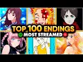 Download Lagu TOP 100 MOST STREAMED ANIME ENDINGS