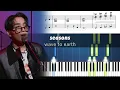 Download Lagu wave to earth - seasons - Accurate Piano Tutorial with Sheet Music