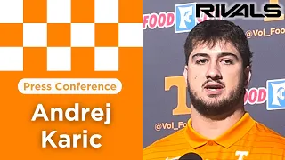 Tennessee football LG Andrej Karic talks Vols offensive line