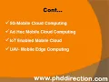 P Research Topics in Mobile Cloud Computing