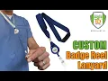 Custom Retractable Badge Reel Lanyard - Personalized Badge Holder for ID Card 2138-700X-CUSTOM