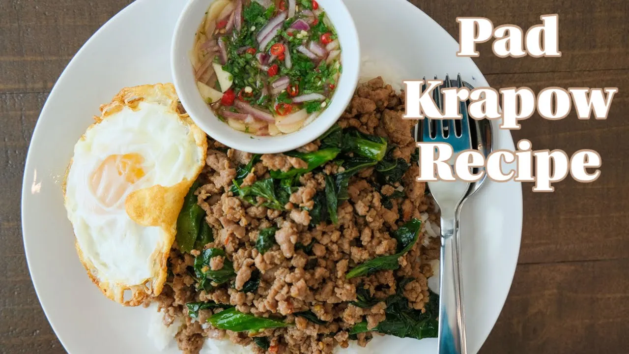 The Best Pad Krapow or Thai Basil with Pork Recipe - Episode 235