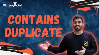Contains Duplicate Problem Detailed Explanation and Code Java LeetCode 217