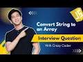 JavaScript Code for Convert String to an Array