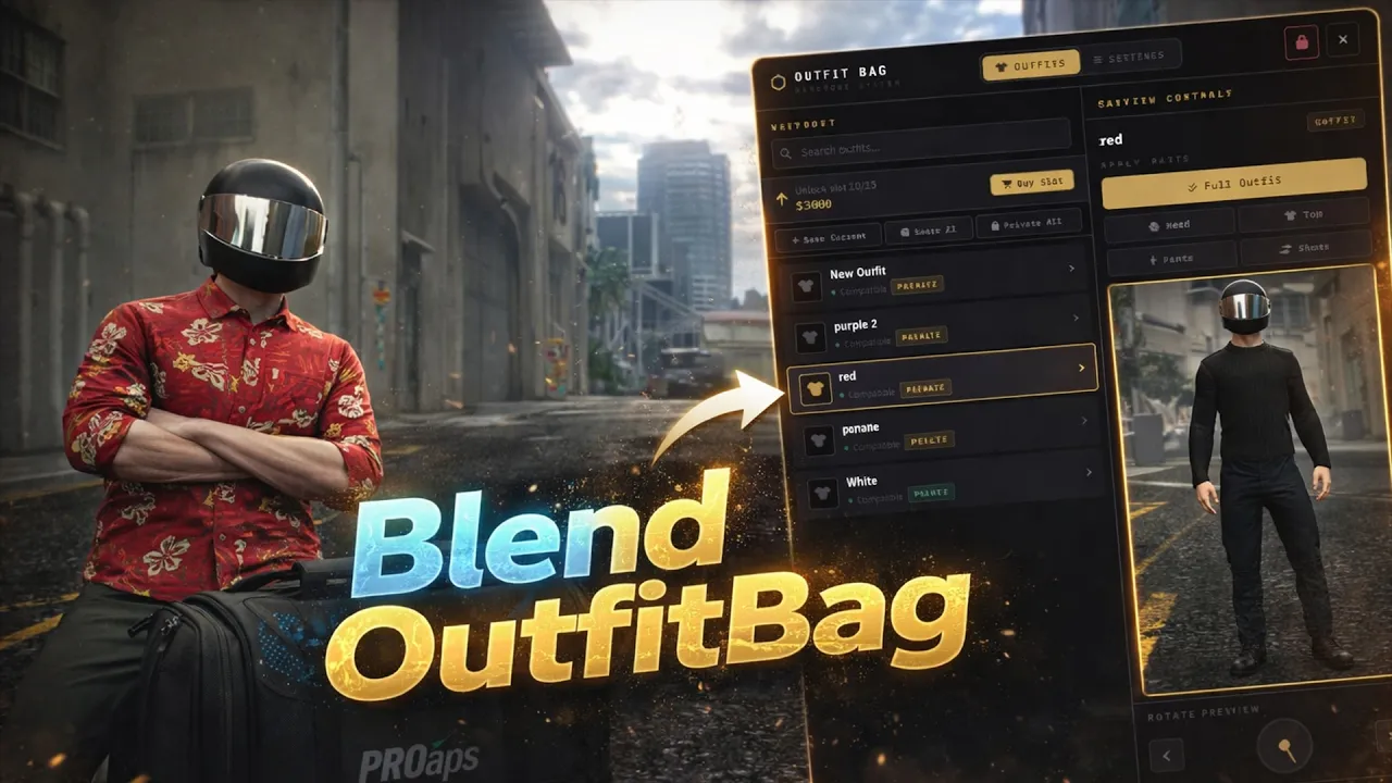 Blend Outfit Bag