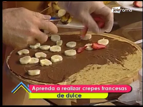 Aprenda a realizar crepes francesas de dulce
