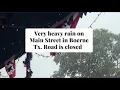Heavy rain in Boerne Texas