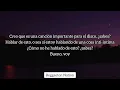 Aitana - CUARTO AZUL (Letra/Lyrics) | CUARTO AZUL