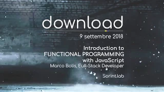 Functional Programming with JavaScript - Marco Bolis Sorint lab