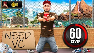 Turning a 60 OVR into a 99 OVR in 1 No Money Spent No My Career