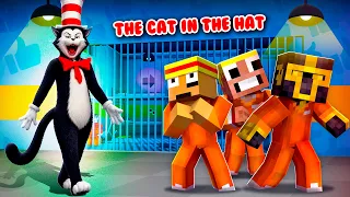 ESCAPA de la PRISIÓN de CAT IN THE HAT en MINECRAFT 😱