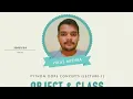 PYTHON OOPS CONCEPTS Object Class in OOPs PYTHON OOPS CONCEPTS in hindi