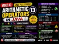 Java Full Course in Tamil 13 - Arithmetic Operators in Java