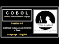 UNSTRING Statement with Pointer UNSTRING Statement in COBOL Cobol