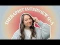 THERAPIST COUNSELOR JOB INTERVIEW QUESTIONS and ANSWERS