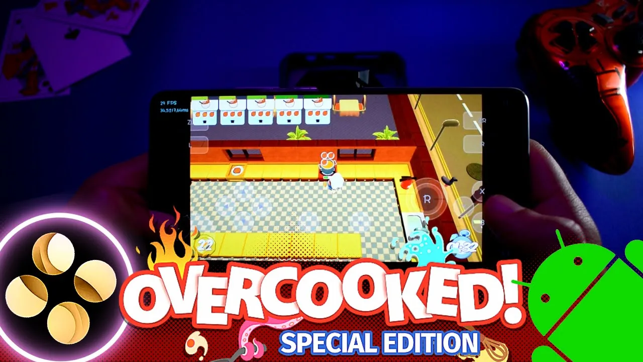 Overcooked Spesjale Útjefte Skyline Android Gameplay - Skyline Emulator Edge - Skyline Edge Mali GPU