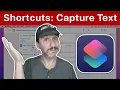 macOS Shortcuts Capture Text From Your Screen