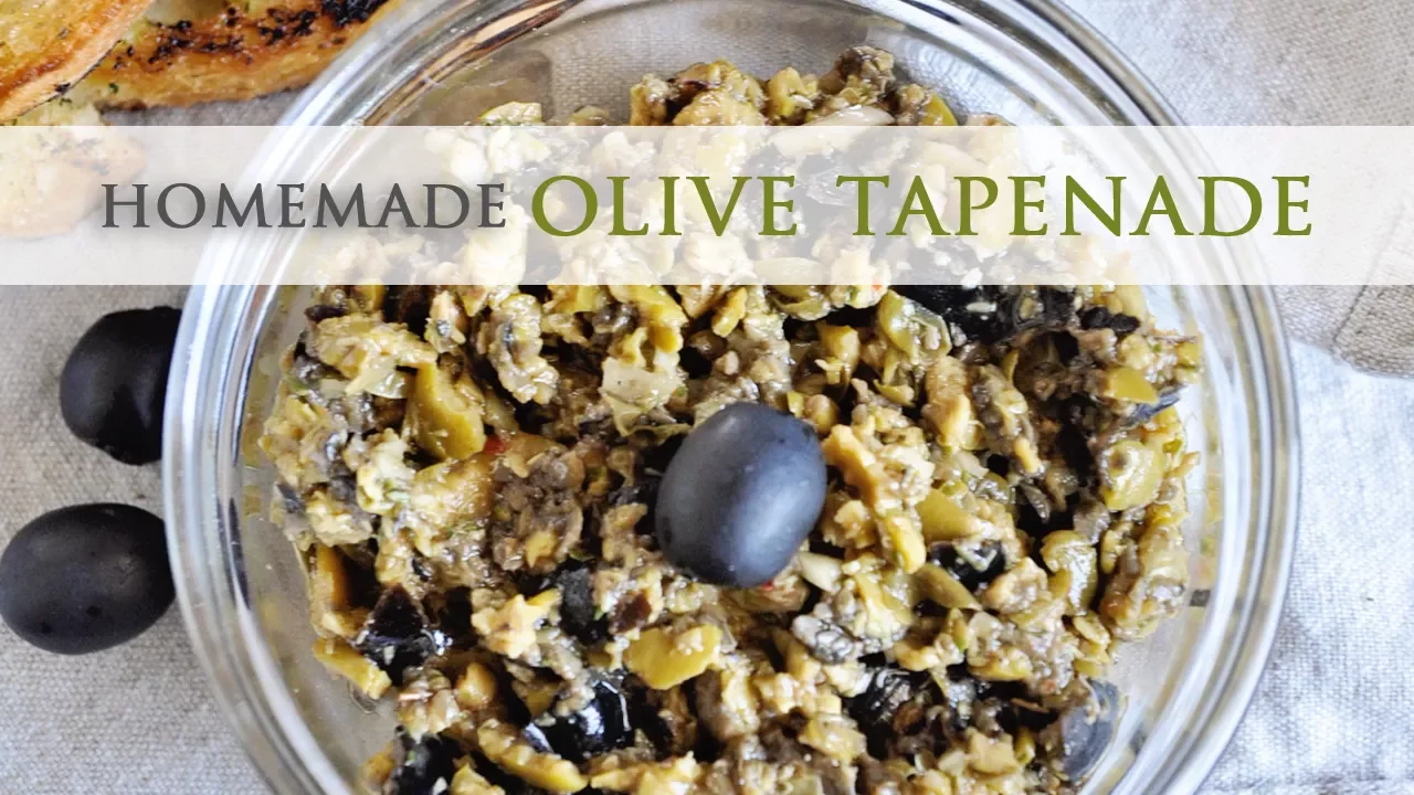 Homemade Olive Tapenade Recipe