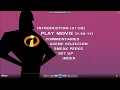 Lagu The Incredibles 2005 DVD Menu (as of 9/26/2025)