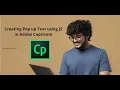 Creating Pop up Text using JS in Adobe Captivate