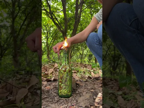 I Tried This Crazy Bottle Experiment in the Forest! 😱