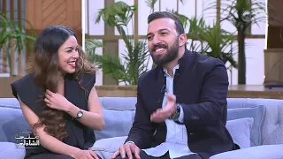 معكم منى الشاذلي  قلد هنيدي وبوحة   والمفاجأة طفلة أغنية  ياعمو الساعة كام  بعد ما كبرت دندنها