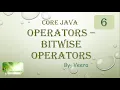 Core JAVA - Bitwise Operators