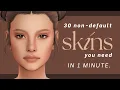 SKIN OVERLAYS You Need in 1 Minute Links The Sims 4 CC Finds