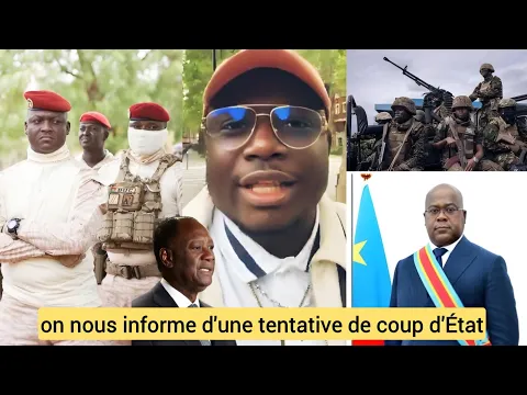 Download MP3 🔴Urgent urgent ‼️ tentative de Coup d’Etat au Congo Kinshasa et au Burkina Faso