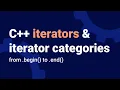Iterators and iterator categories in C