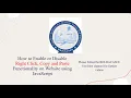 How to Enable or Disable Right Click Copy and Paste Functionality on Website using JavaScript