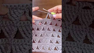 EASY Crochet Pattern For Beginners Crochet Stitch For Baby Blanket Bag Scarf 