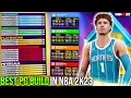 BEST PG BUILD IN NBA 2K23 2K23 BEST GUARD BUILD