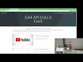 Google Analytics 4 API - get report Data and export to an Excel file with Python script