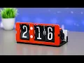 Build Coolest Split Flap Clock DIY Flip Display Clock Arduino Projects The Wrench