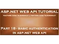 Implementing basic authentication in ASP NET Web API
