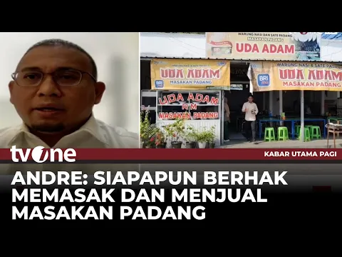 Andre Rosiade Tanggapi Razia Pencopotan Label Rumah Makan Padang di Cirebon