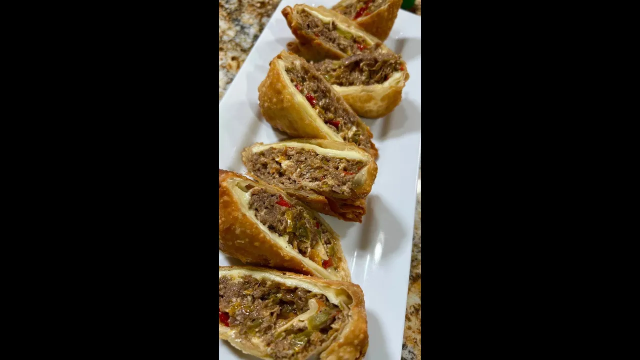 Cheesesteak Eggrolls