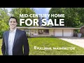 Mid Century Home For Sale in Pullman Washington